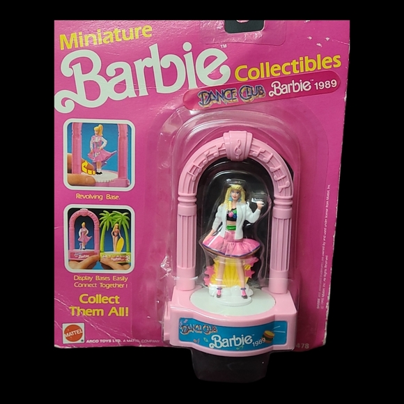 Vintage Barbie Miniature Collectibles "Dance Club Barbie 1989" - Picture 2 of 10